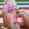 Bamboo Tie-dye Pastel Slides