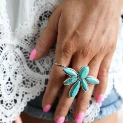 ISAC Talty Turquoise Ring Western Vibes